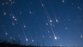 Es un fenómeno provocado por los restos del cometa Halley