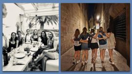 Las fotos del viaje de la esposa de Manuel Adorni, Bettina Angeletti, con sus amigas a España