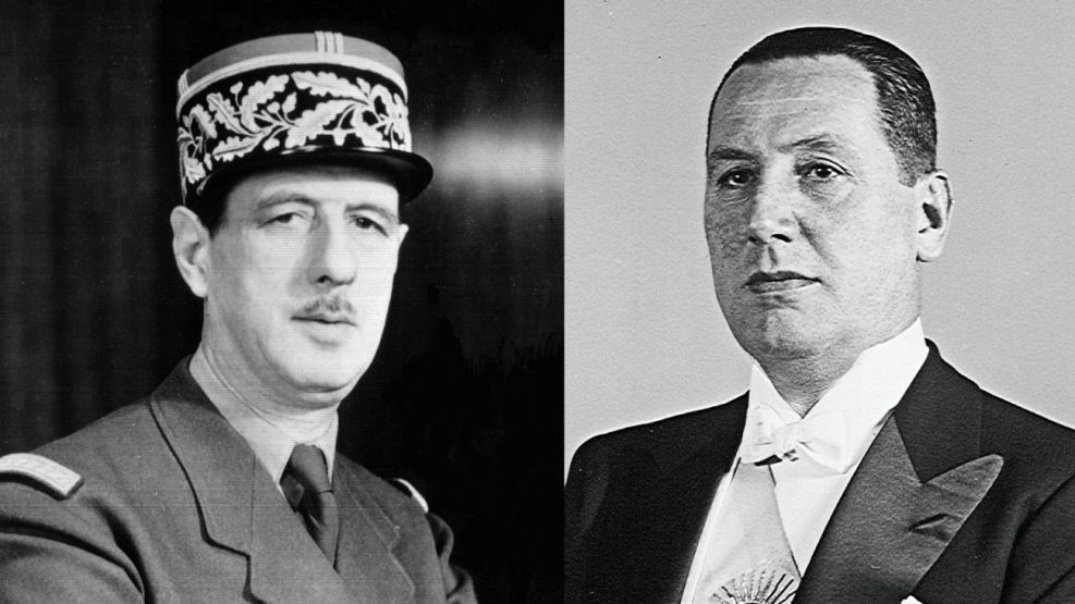 Charles de Gaulle y Juan Domingo Perón