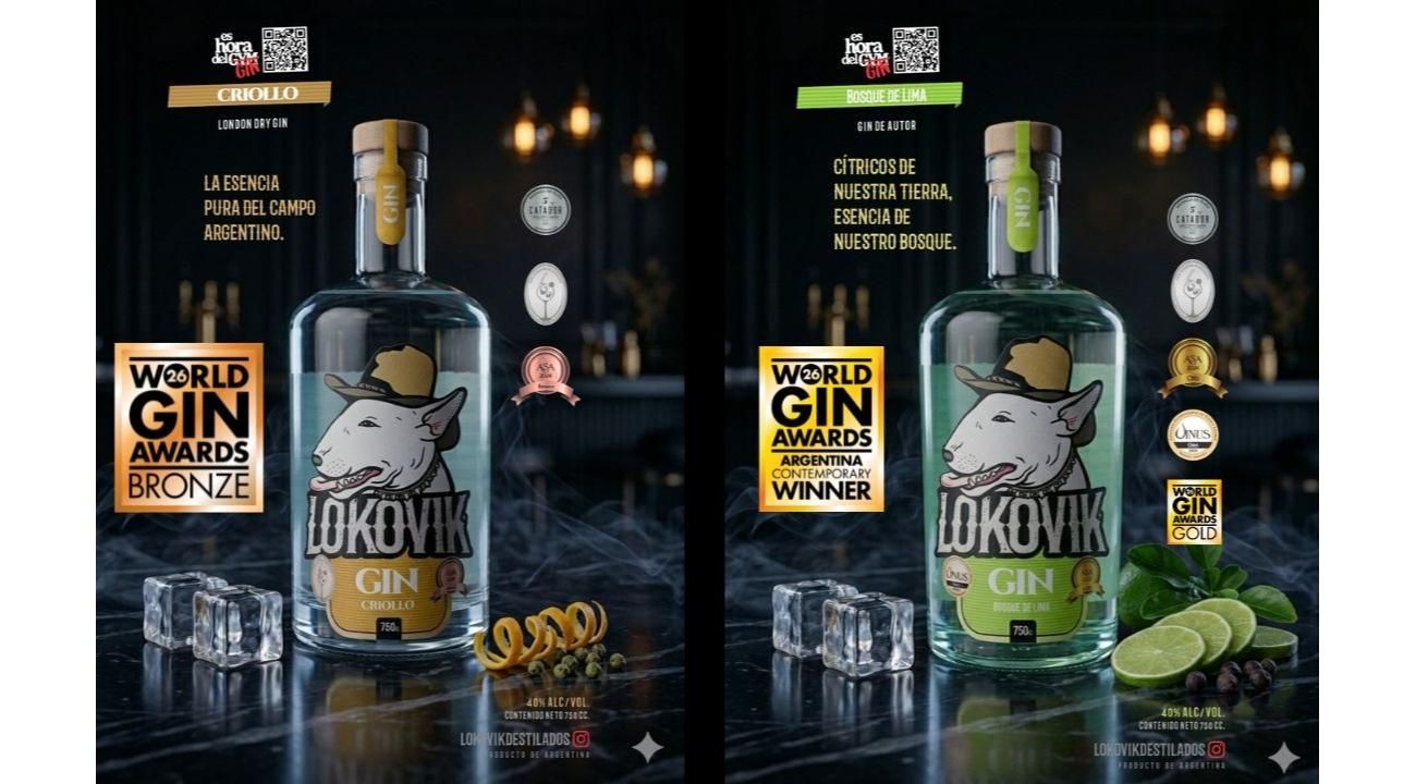 Destilería Lokovik triunfa en Londres: Su gin "Bosque de Lima" es elegido el mejor de Argentina
