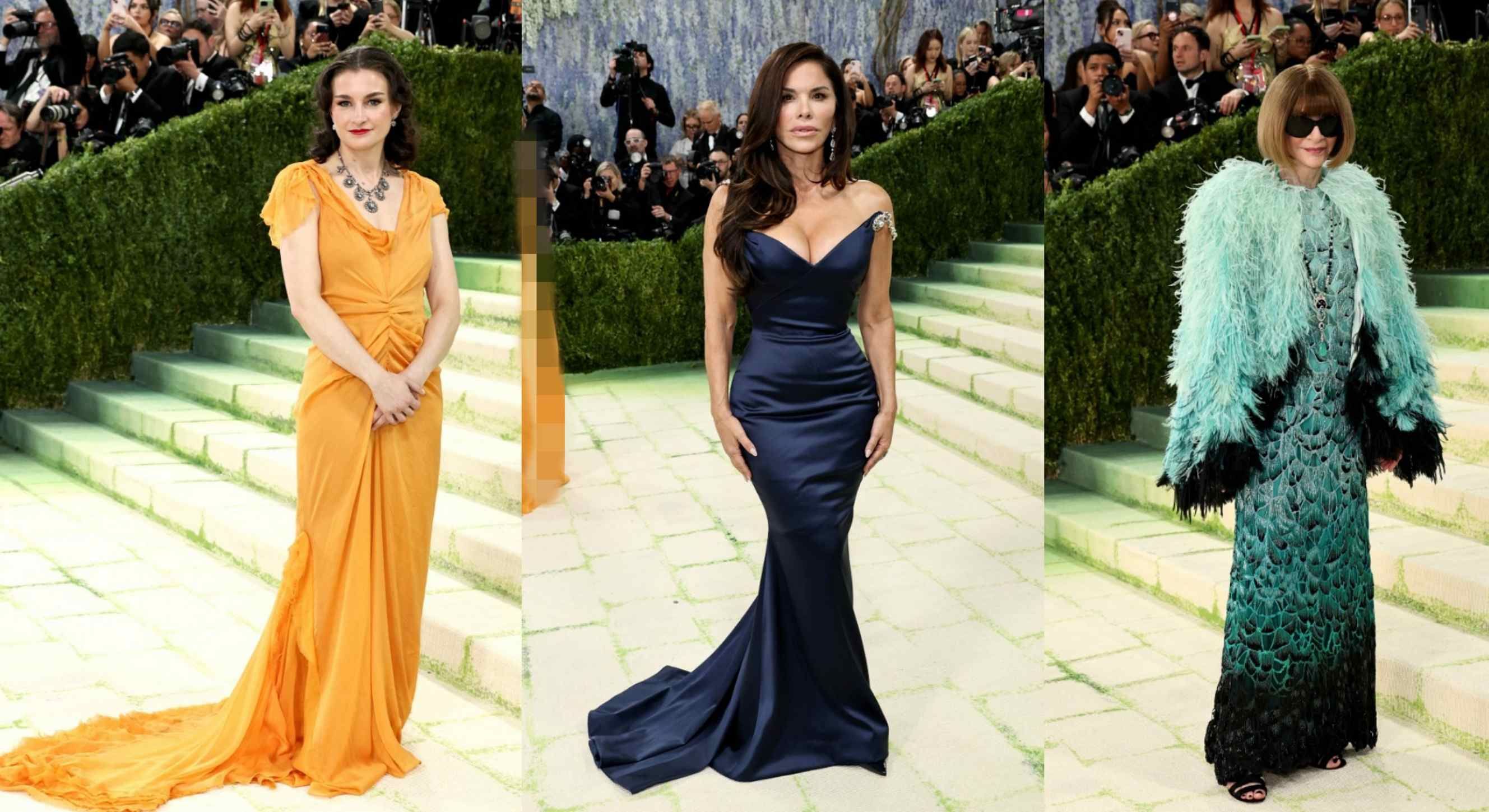 (De izq. a der.) Chloe Malle-la nueva Anna Wntour; Lauren S.Bezos; y Anna Wintour.