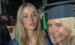 Taina Gravier, la hija de Valeria Mazza, terminó el colegio y recibió su diploma