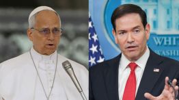 Papa León XIV y Marco Rubio