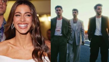 Los Jonas Brothers y Tini Stoessel