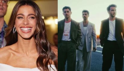 Los Jonas Brothers y Tini Stoessel