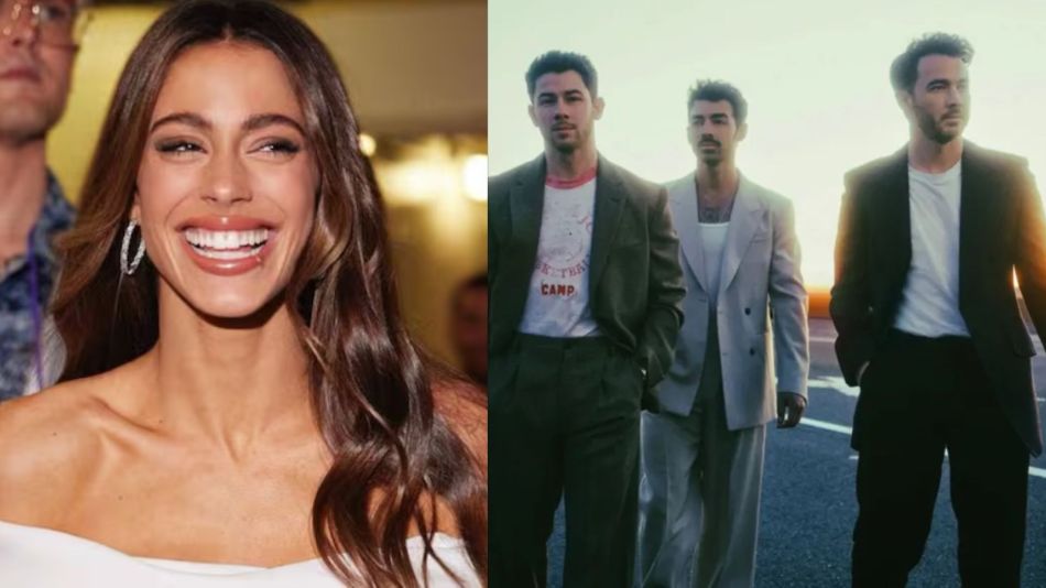 Los Jonas Brothers y Tini Stoessel