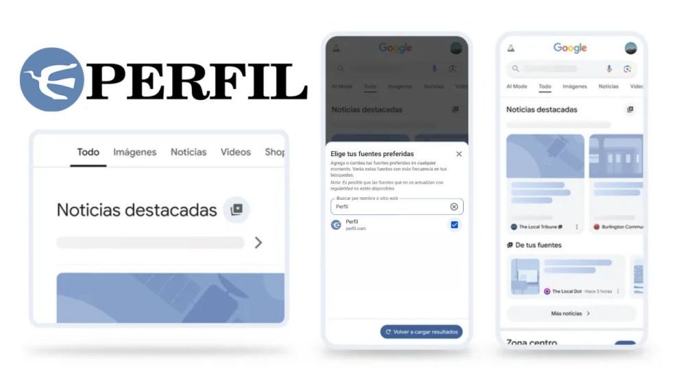Seguir a Perfil en Fuentes Preferidas de Google
