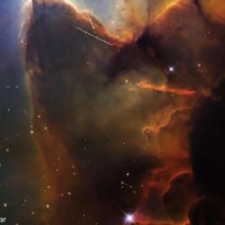 El Hubble volviò a poner sus lentes sobre la Nebulosa Trífida, ubicada a unos 5.000 años luz en la constelación de Sagitario