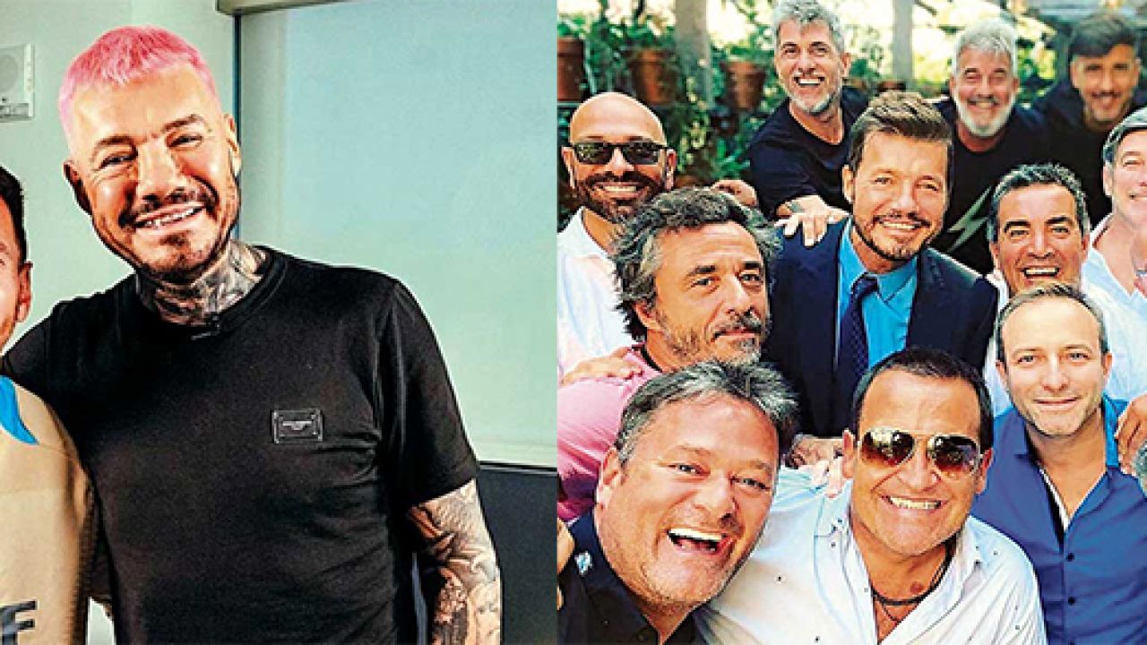 Sentimiento vintage. El sueño de Marcelo es volver al humor que lo catapultó a la cima. Con sus históricos laderos, el Oso Arturo, Listorti, Pachu y Pablo. | Foto:Cedoc