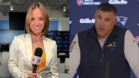 Dianna Russini y Mike Vrabel
