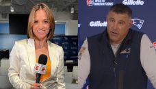 Dianna Russini y Mike Vrabel