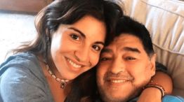 Gianinna Maradona y Diego Maradona