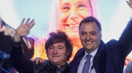 Javier Milei y Manuel Adorni
