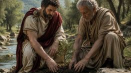 Séneca y Marco Aurelio sembrando