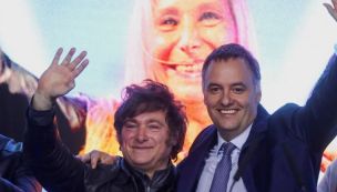 Javier Milei y Manuel Adorni