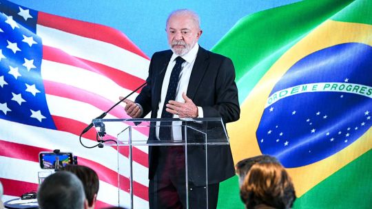 Tres horas de productiva reunión bilateral entre Donald Trump y Lula da Silva