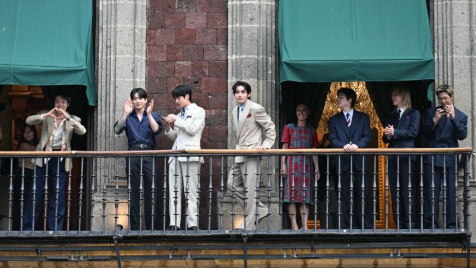 BTS en el Zócalo de México