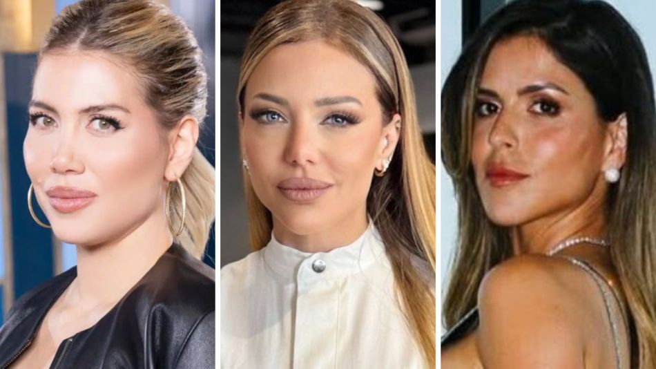 Wanda Nara, Evangelina Anderson, Camila Galante