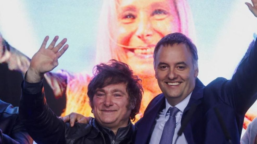 Javier Milei y Manuel Adorni