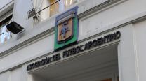 El video de la sede de la AFA cerrada al momento de recibir una notificación judicial