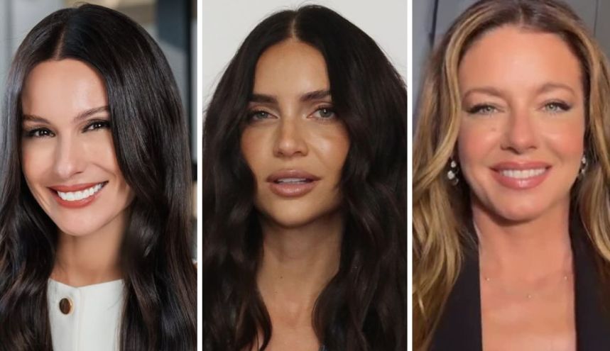 Pampita, Zaira Nara y Gege Neumann