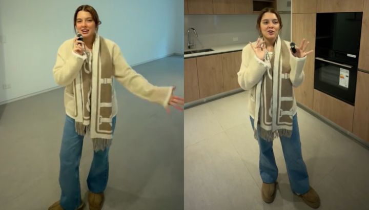 Sofía Gonet abrió las puertas de su nuevo departamento: amplio, luminoso y funcional
