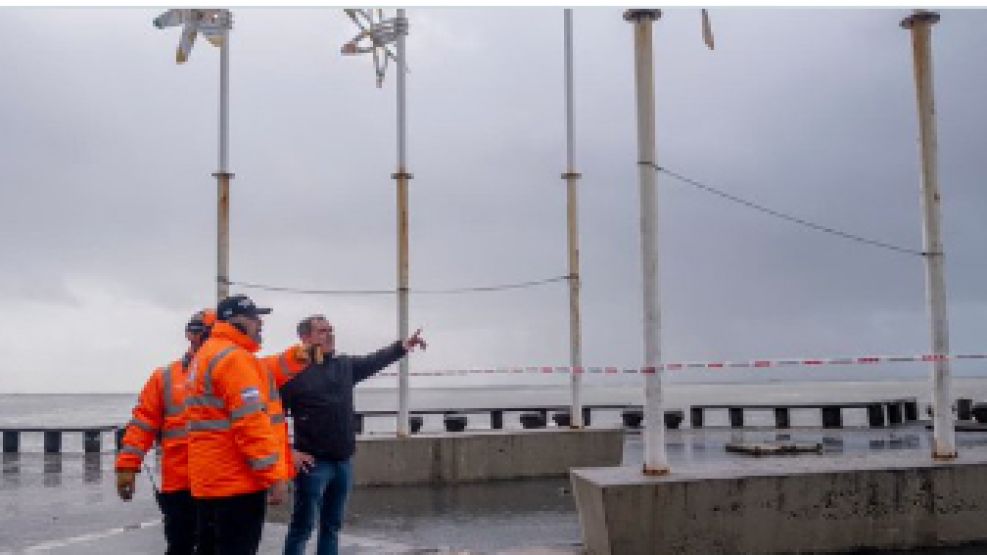 Mar del Plata pasó un sábado complicado por la ciclogénesis.