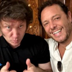 Demian Reidel y Javier Milei | Foto:CEDOC