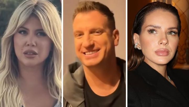 Maxi López picanteó a Wanda Nara con la China Suárez antes del estreno de "Triángulo Amoroso"