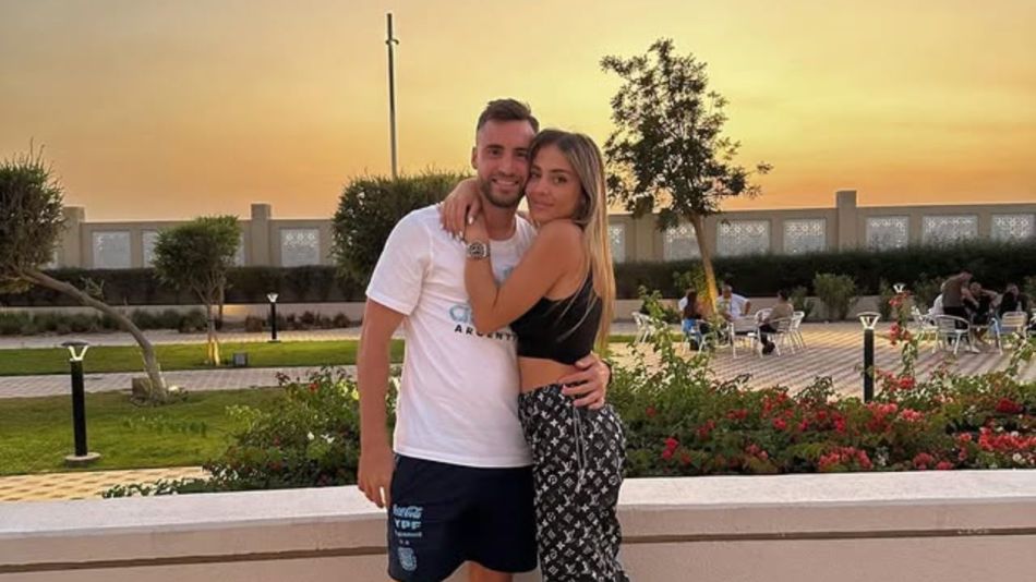 Caro Calvagni y Nicolás Tagliafico