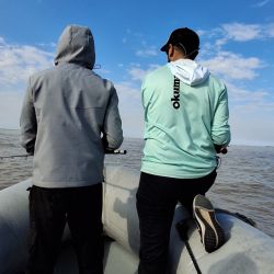 La respuesta del pescado fue excelente durante toda la jornada. Los ejemplares capturados oscilaron entre los 35 y 42 cm, mostrando además una notable vitalidad y combatividad. 