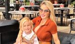 Los looks gemelos de Luciana Salazar y Matilda: jeans wide leg y cuero