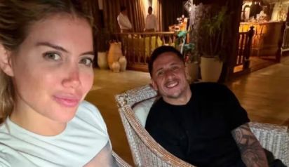 Martín Migueles y Wanda Nara