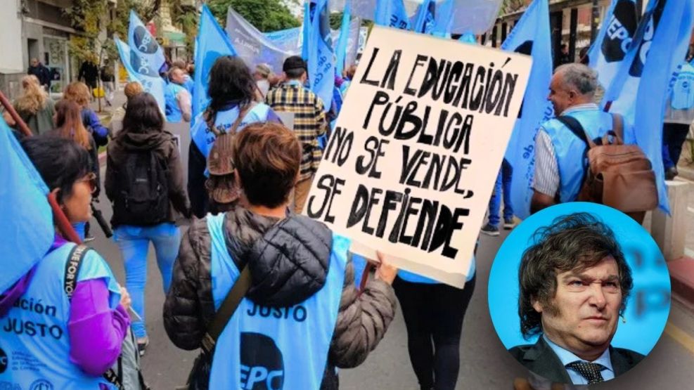 “Es como si siete meses no hubiéramos cobrado”: el duro reclamo del rector de la UNC en la Marcha Federal Universitaria