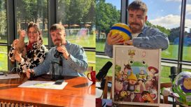 La emoción de Migue Granados por la transmisión especial de Olga desde los estudios de Pixar