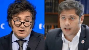 Javier Milei Axel Kicillof