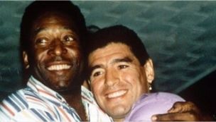 Diego Maradona y Pelé