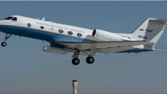 La NASA utilizó radares de alta precisión en aviones C-20A para monitorear las fallas sísmicas de California