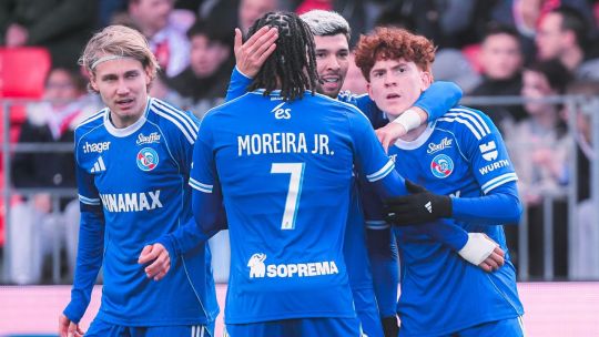 Valentín Barco se vistió de 9: gol y jerarquía para el triunfo del Estrasburgo