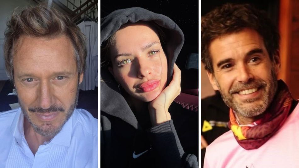Benjamín Vicuña, la China Suárez y Nicolás Cabré