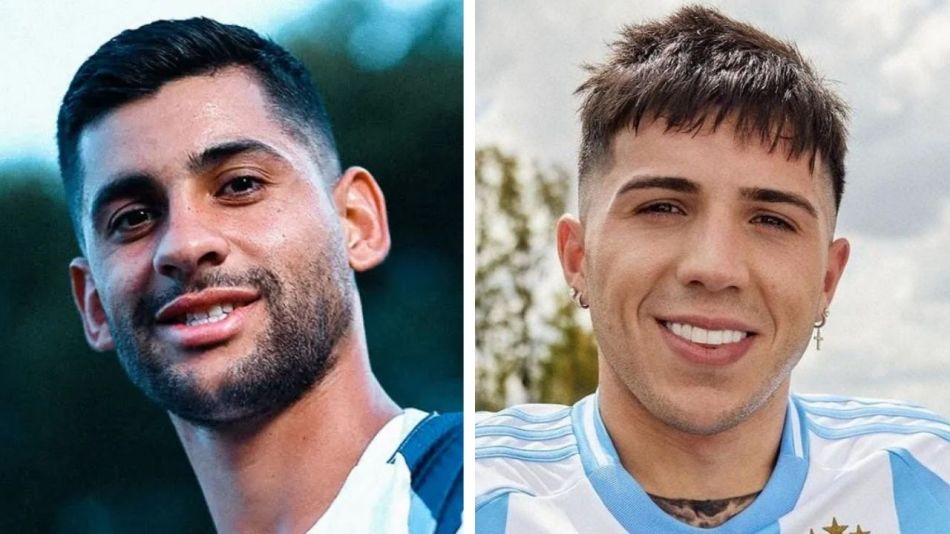 Cuti Romero y Enzo Fernández