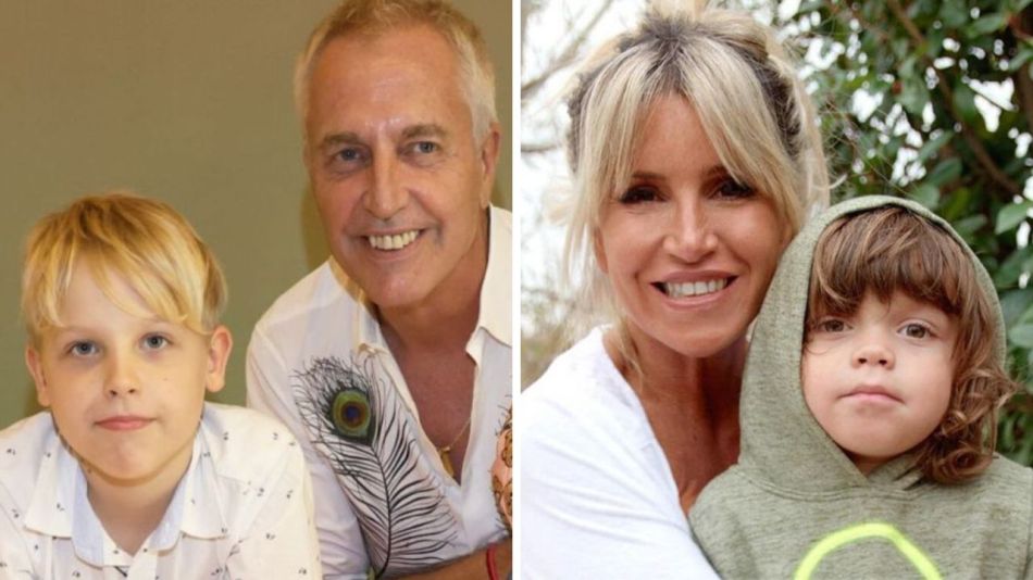 Felipe y Mirko, los hijos de Florencia Peña y Marley 