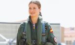 La princesa Leonor piloteó un avión de combate F-5 y las fotos dieron la vuelta al mundo