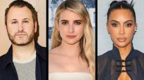 Chris Van Dusen, Emma Roberts y Kim Kardashian
