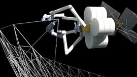 China lanzó el robot araña SpiderFab para construir infraestructuras en el espacio y desafiar el liderazgo de la NASA
