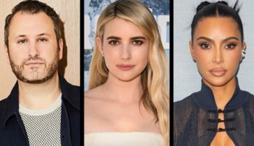 Chris Van Dusen, Emma Roberts y Kim Kardashian