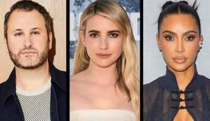 Chris Van Dusen, Emma Roberts y Kim Kardashian