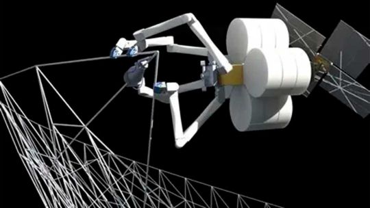 China lanzó el robot araña SpiderFab para construir infraestructuras en el espacio y desafiar el liderazgo de la NASA