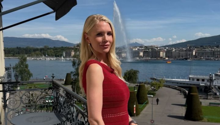Las mejores fotos de Daniela Christiansson y Elle en los Alpes suizos: piscina infinita, masajes relajantes y comidas típicas