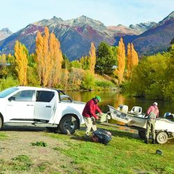 Truchas todo el año en la Patagonia.